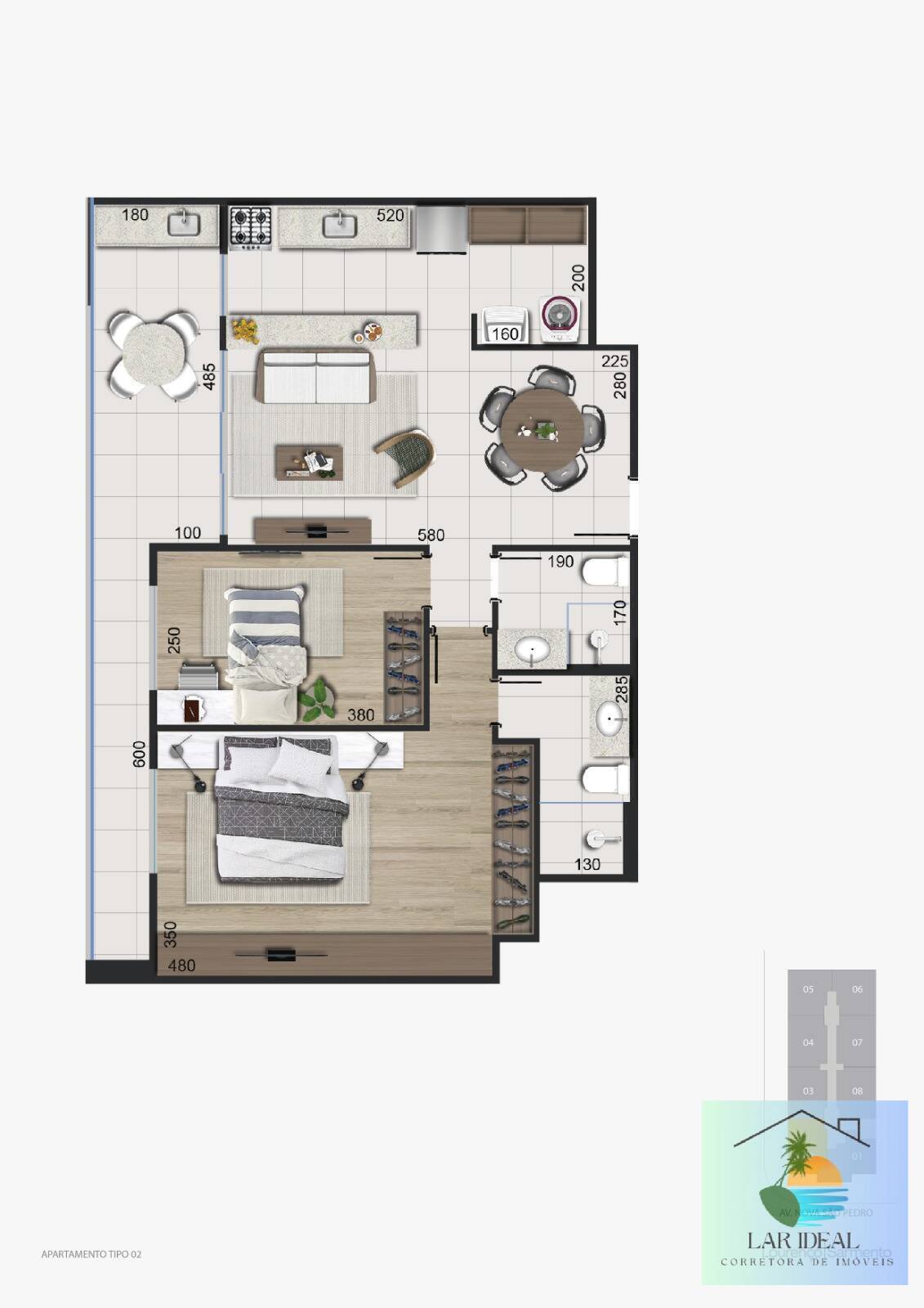Apartamento à venda com 2 quartos, 77m² - Foto 16