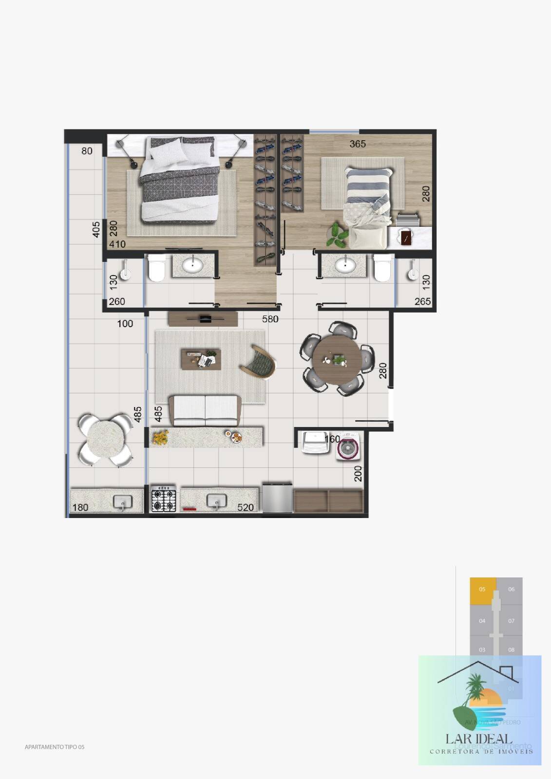 Apartamento à venda com 2 quartos, 77m² - Foto 18