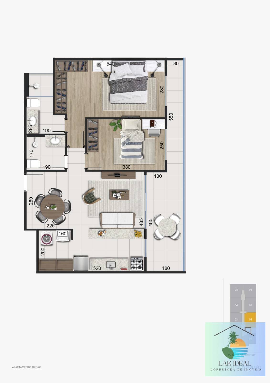 Apartamento à venda com 2 quartos, 77m² - Foto 21