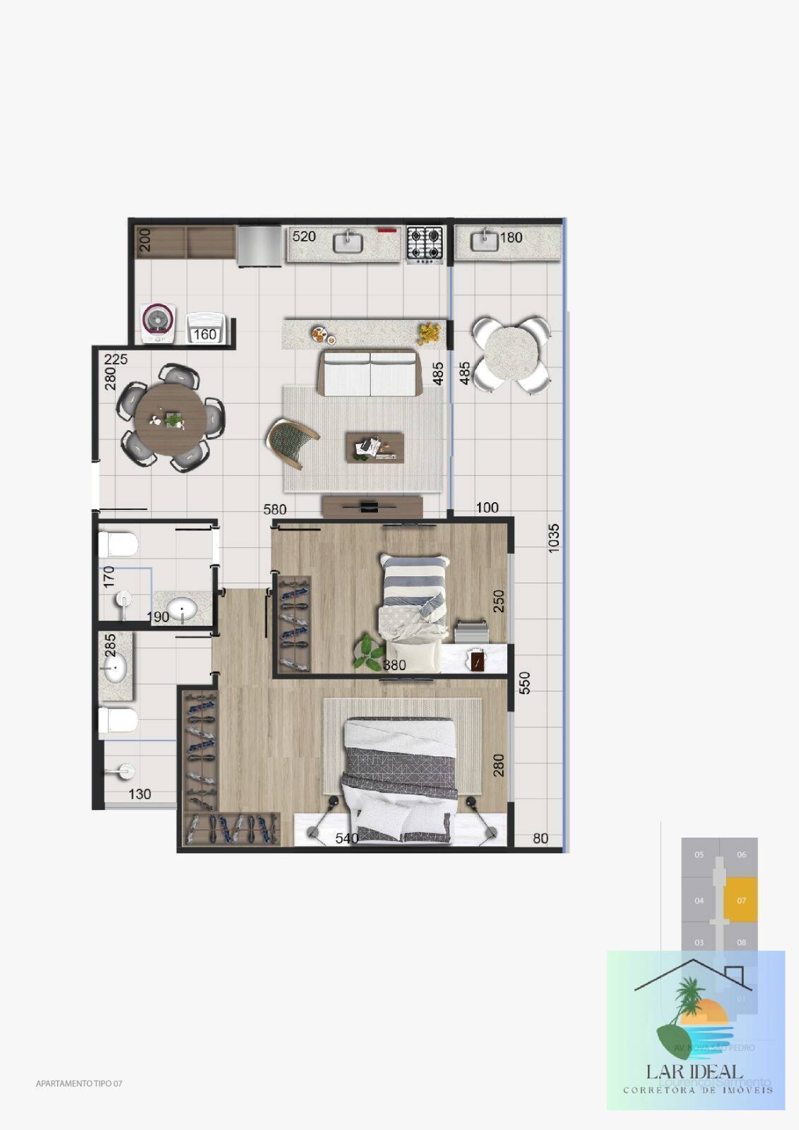 Apartamento à venda com 2 quartos, 77m² - Foto 20