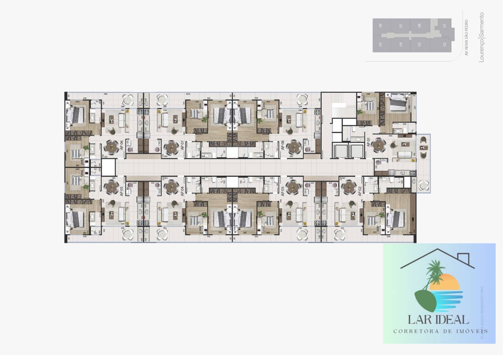 Apartamento à venda com 2 quartos, 77m² - Foto 22