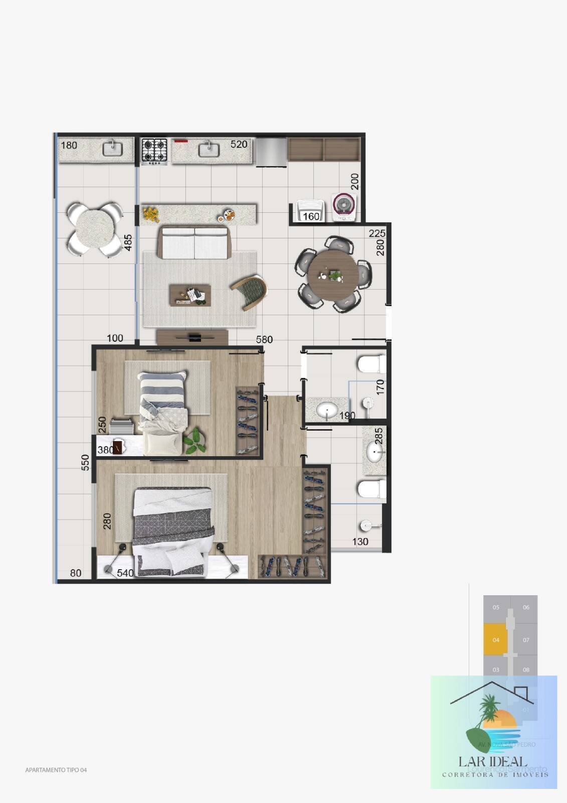 Apartamento à venda com 2 quartos, 77m² - Foto 23