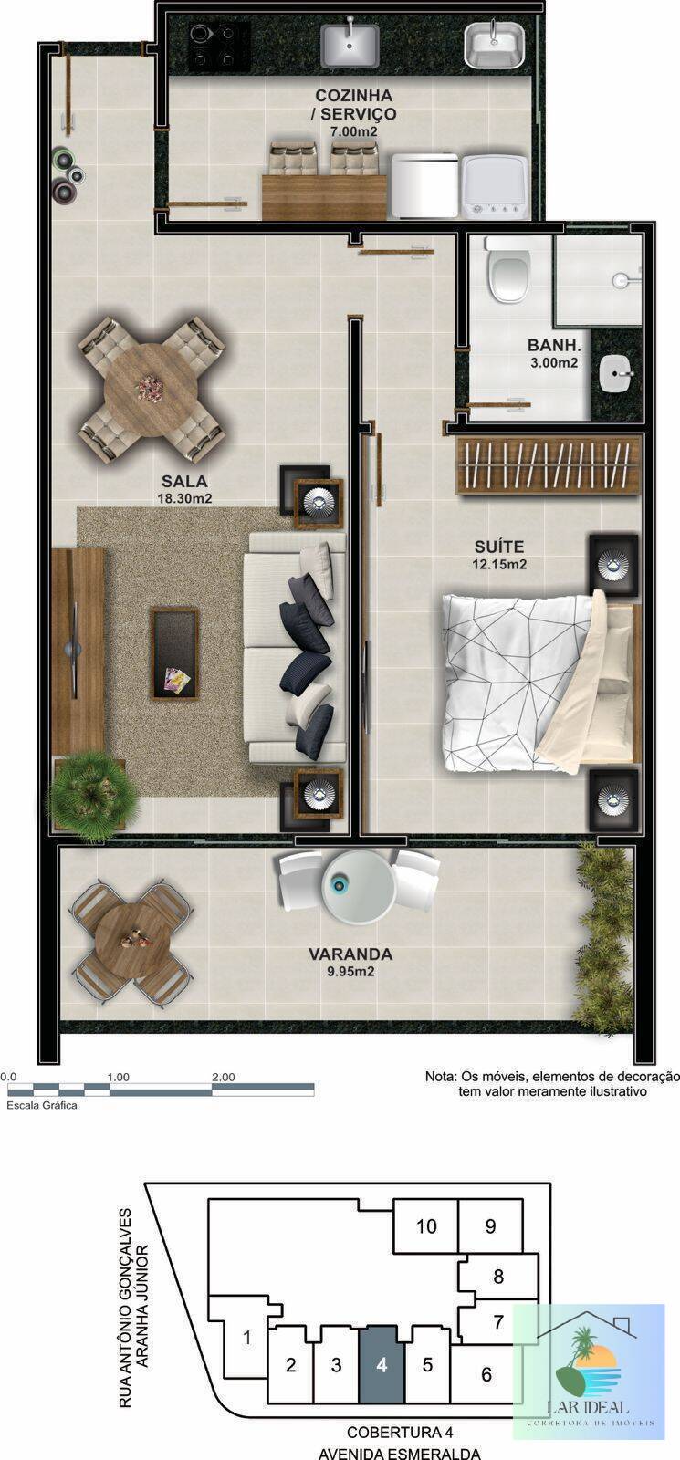 Cobertura à venda com 1 quarto, 53m² - Foto 25