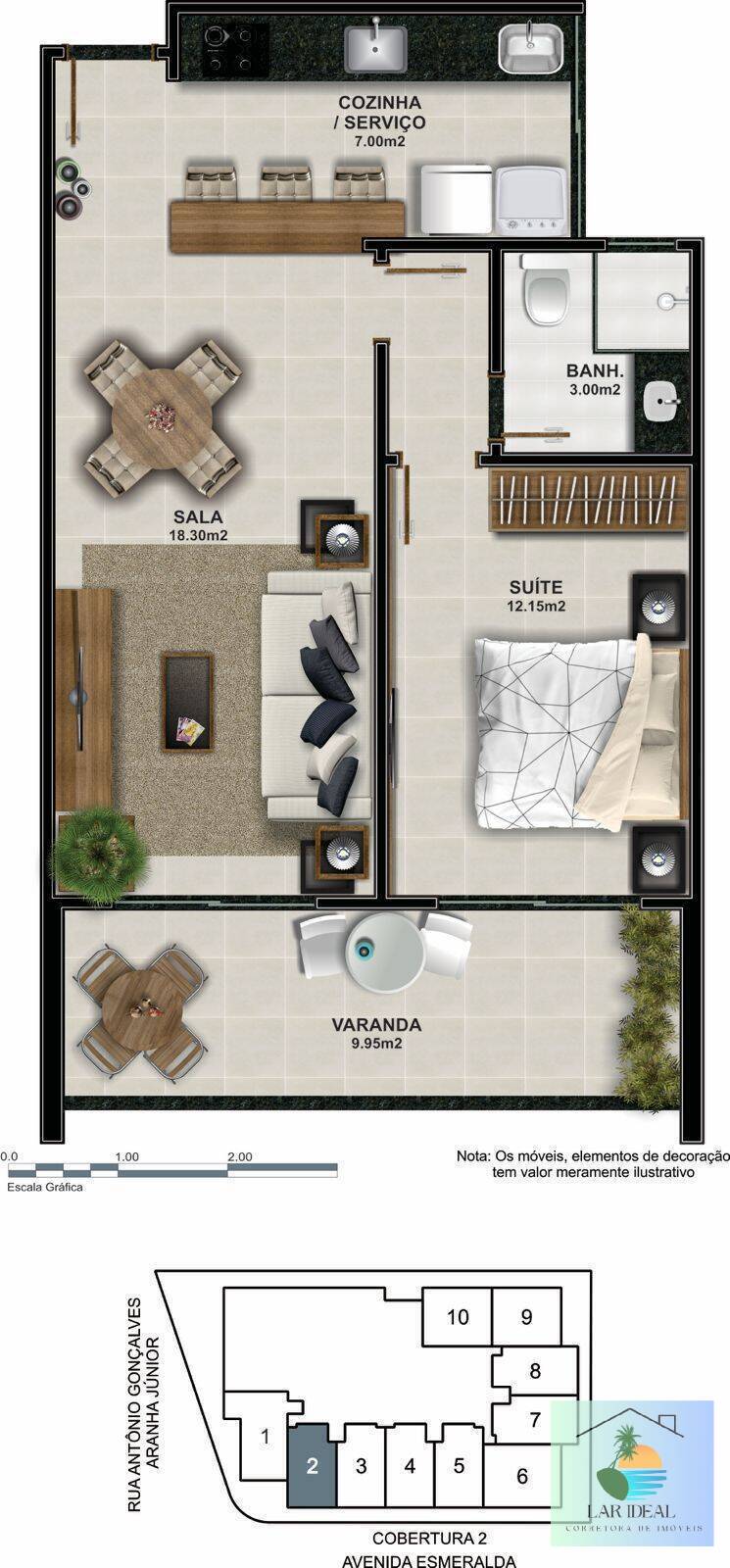 Cobertura à venda com 1 quarto, 53m² - Foto 24