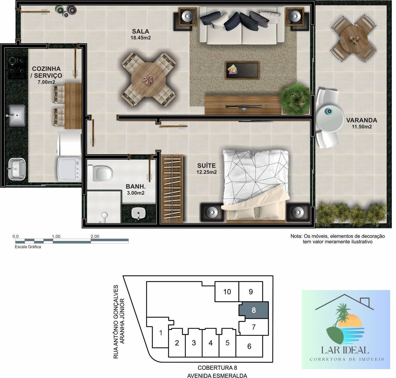 Cobertura à venda com 1 quarto, 53m² - Foto 30